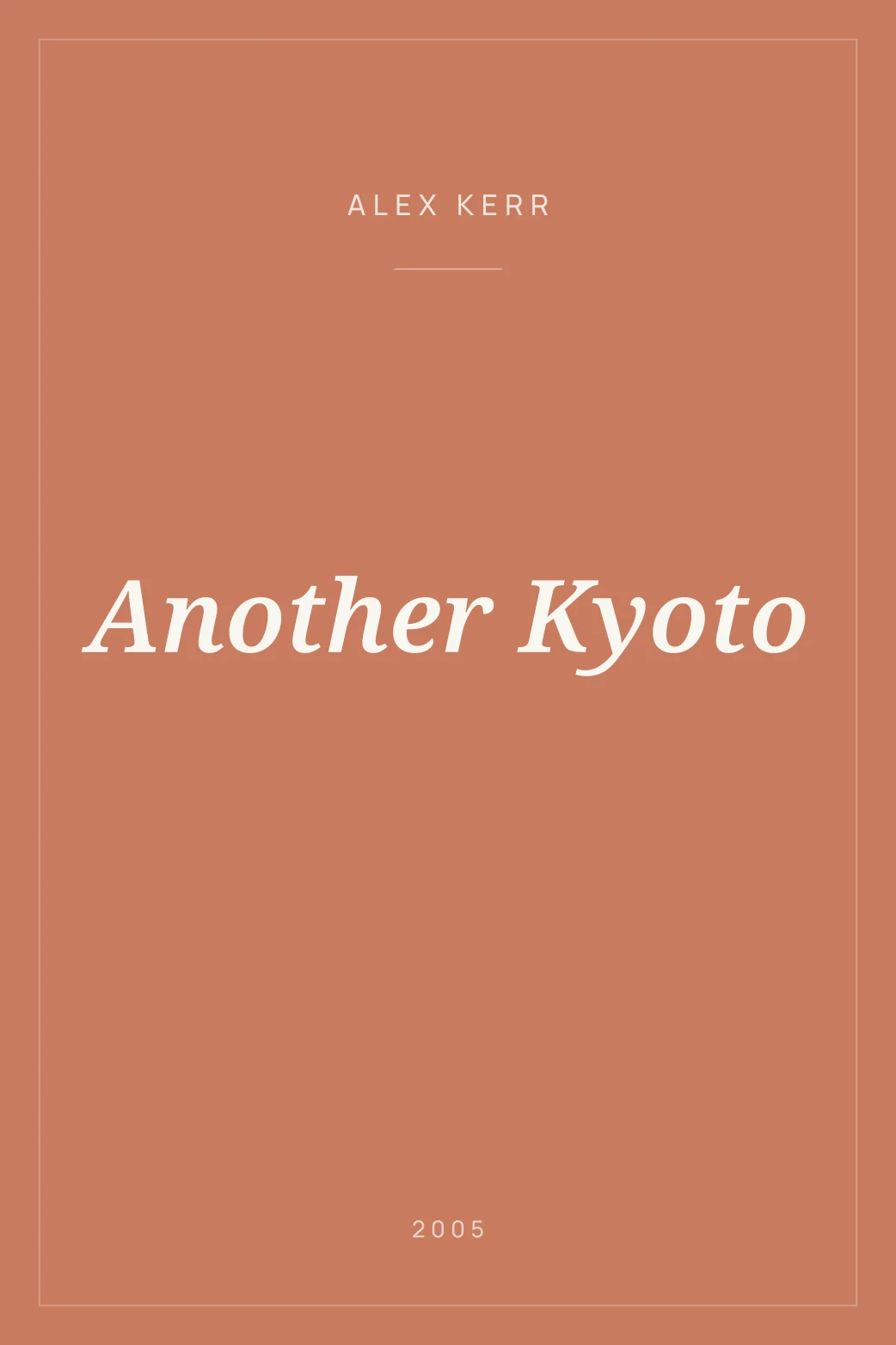 Portada de Another Kyoto