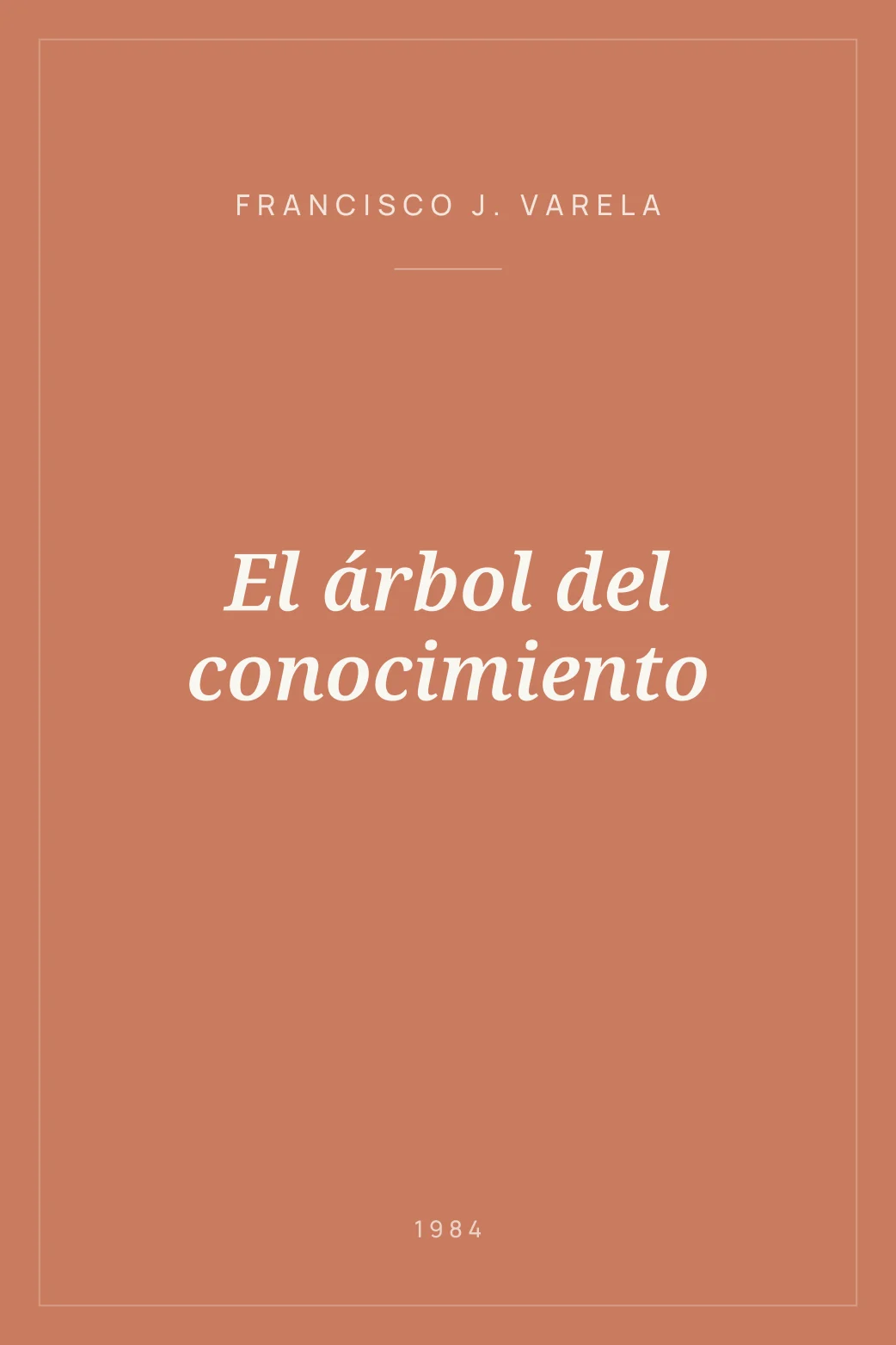 Portada de El árbol del conocimiento
