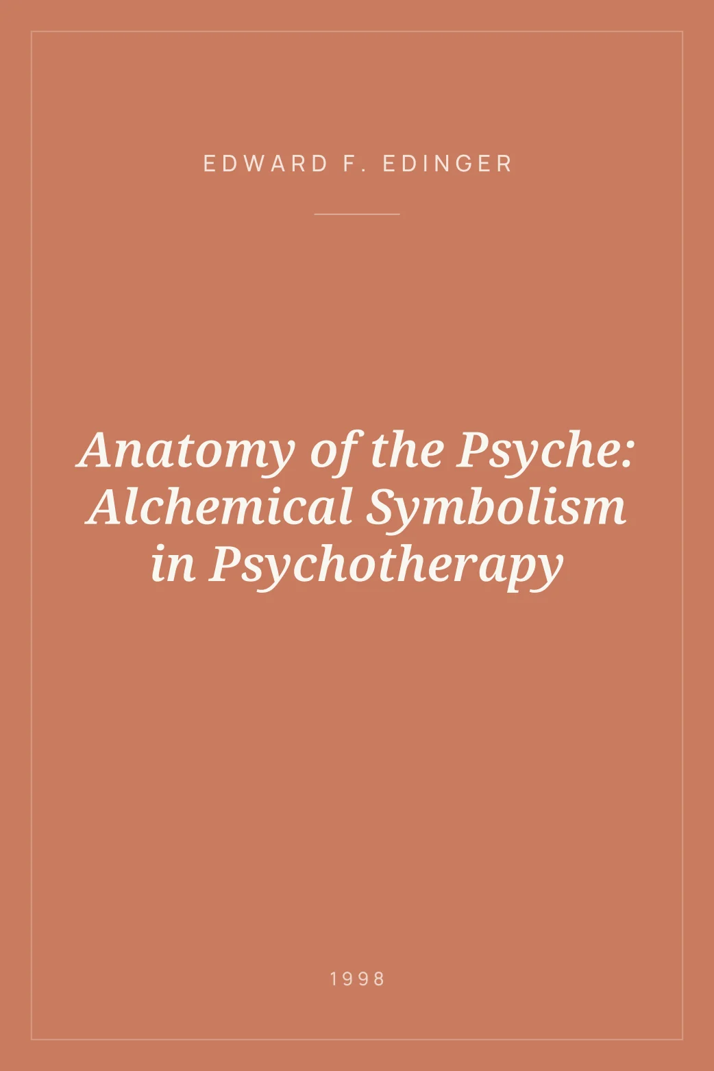 Portada de Anatomy of the Psyche: Alchemical Symbolism in Psychotherapy