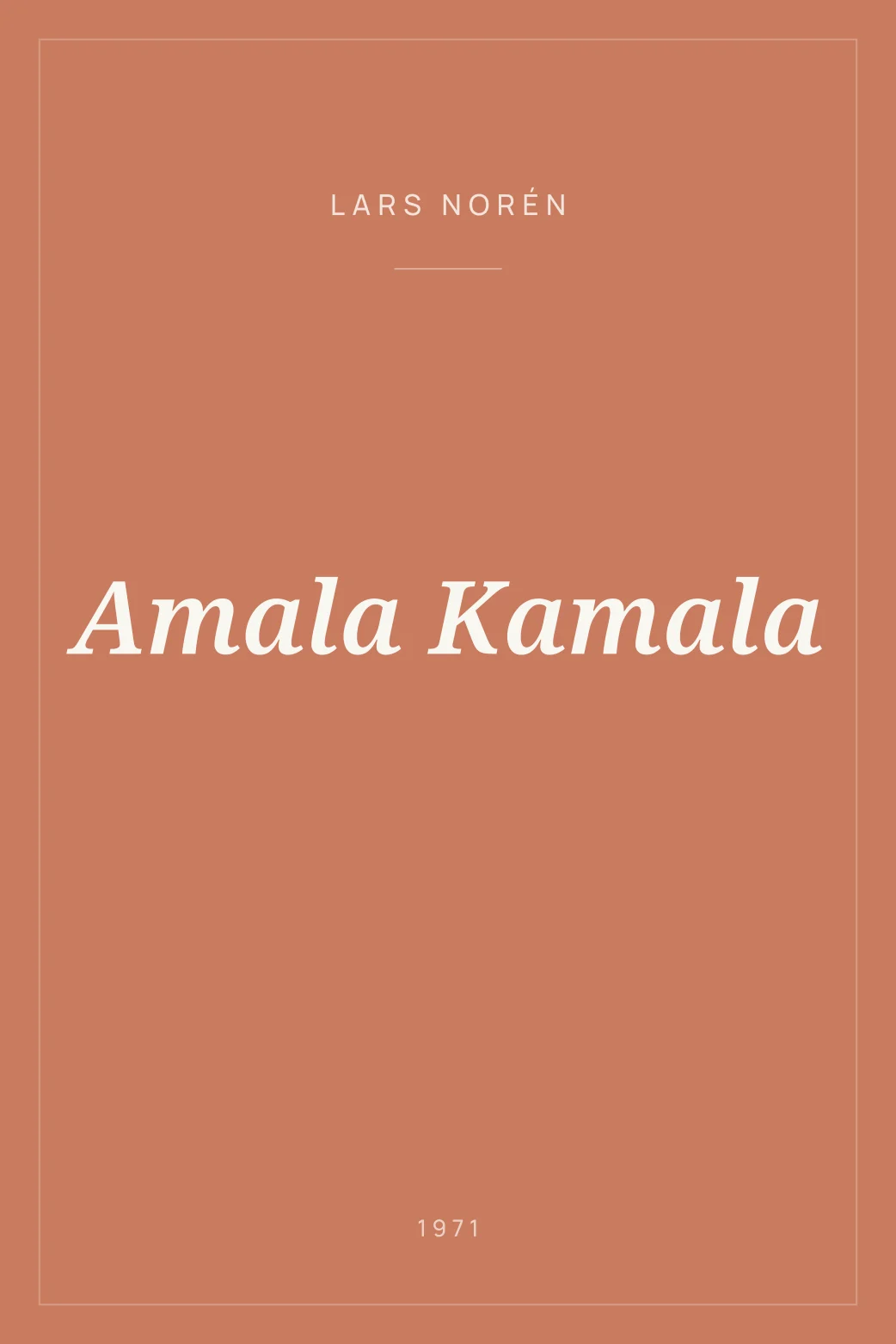 Portada de Amala Kamala