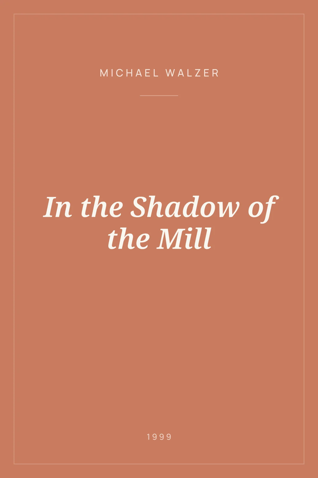 Portada de In the Shadow of the Mill