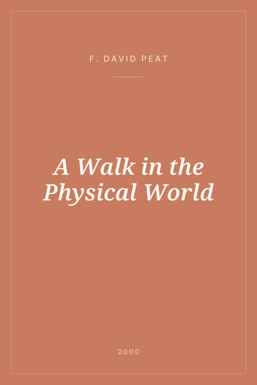 Portada de A Walk in the Physical World