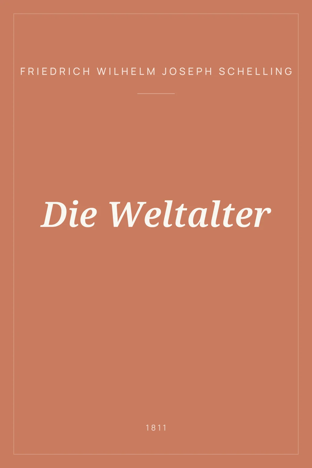 Portada de Die Weltalter