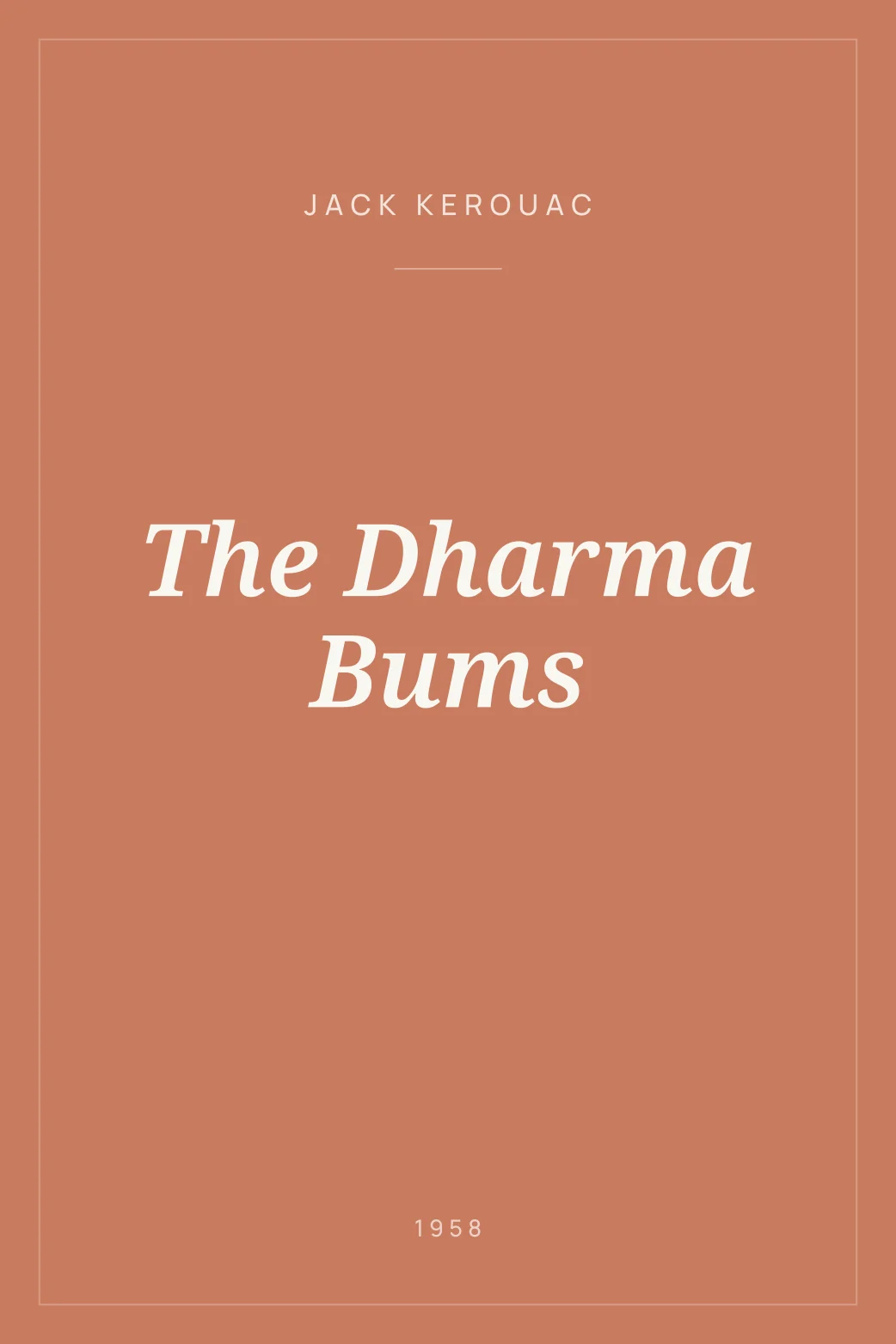 Portada de The Dharma Bums