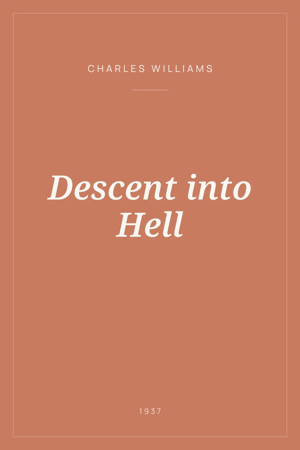 Portada de Descent into Hell
