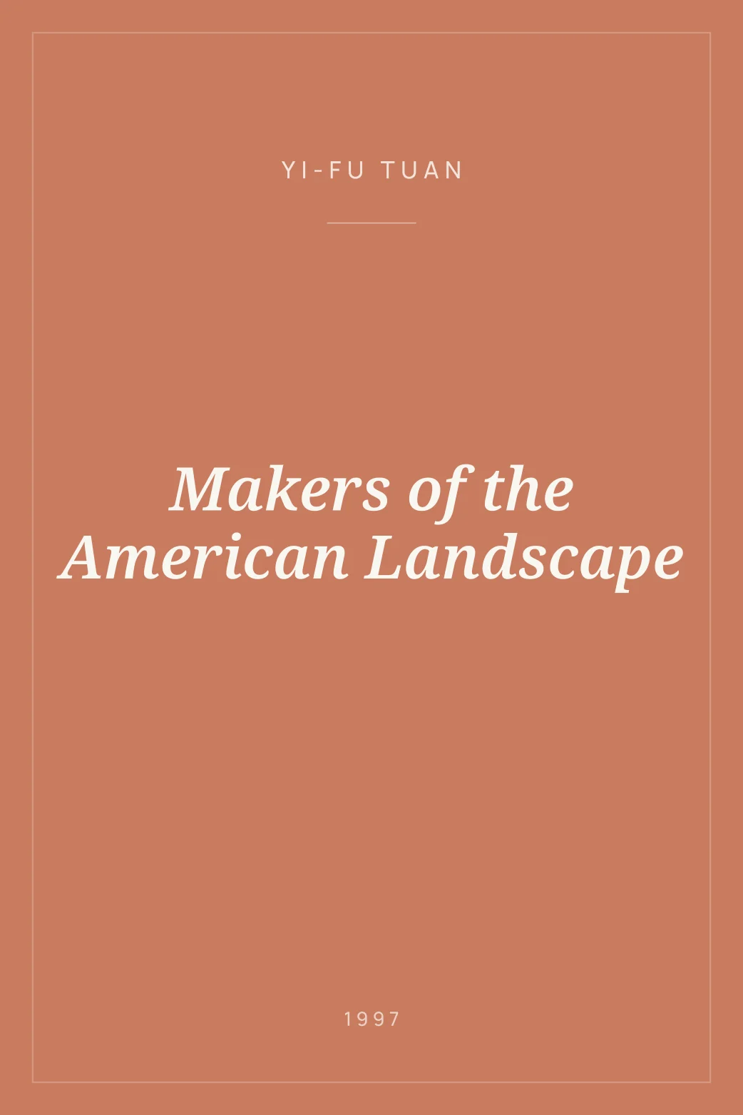 Portada de Makers of the American Landscape