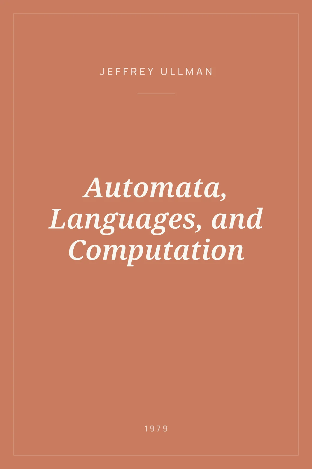 Portada de Automata, Languages, and Computation
