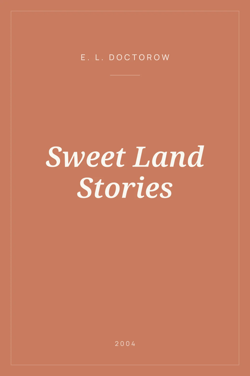 Portada de Sweet Land Stories