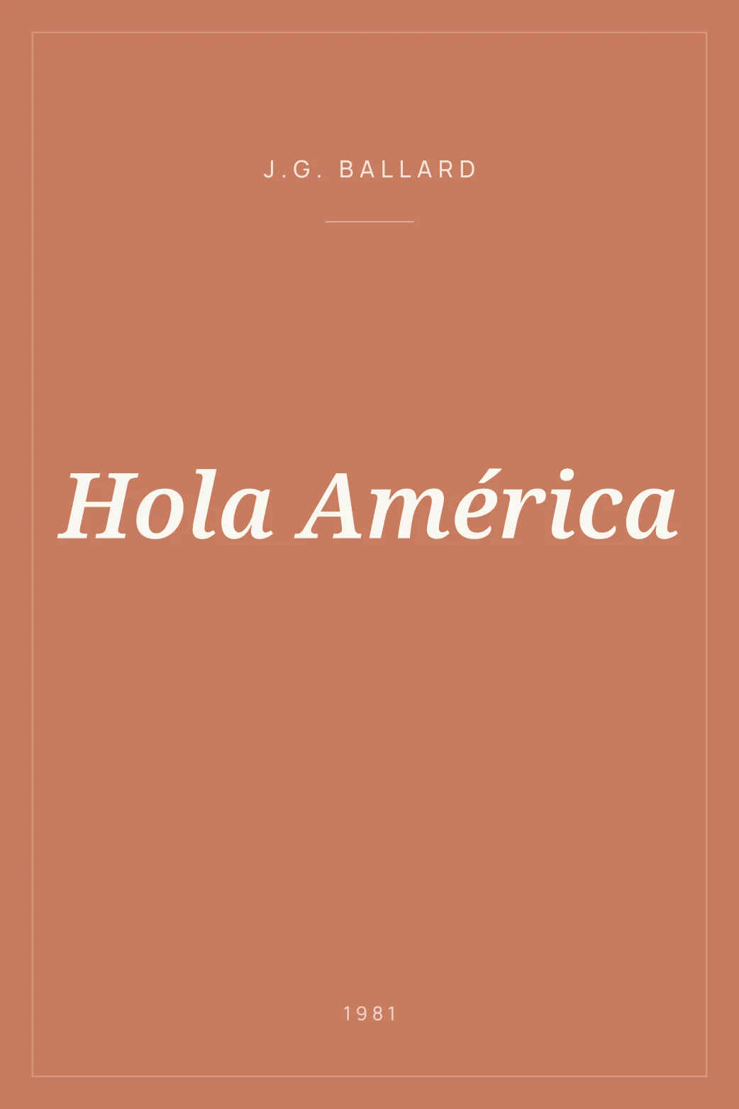 Portada de Hola América
