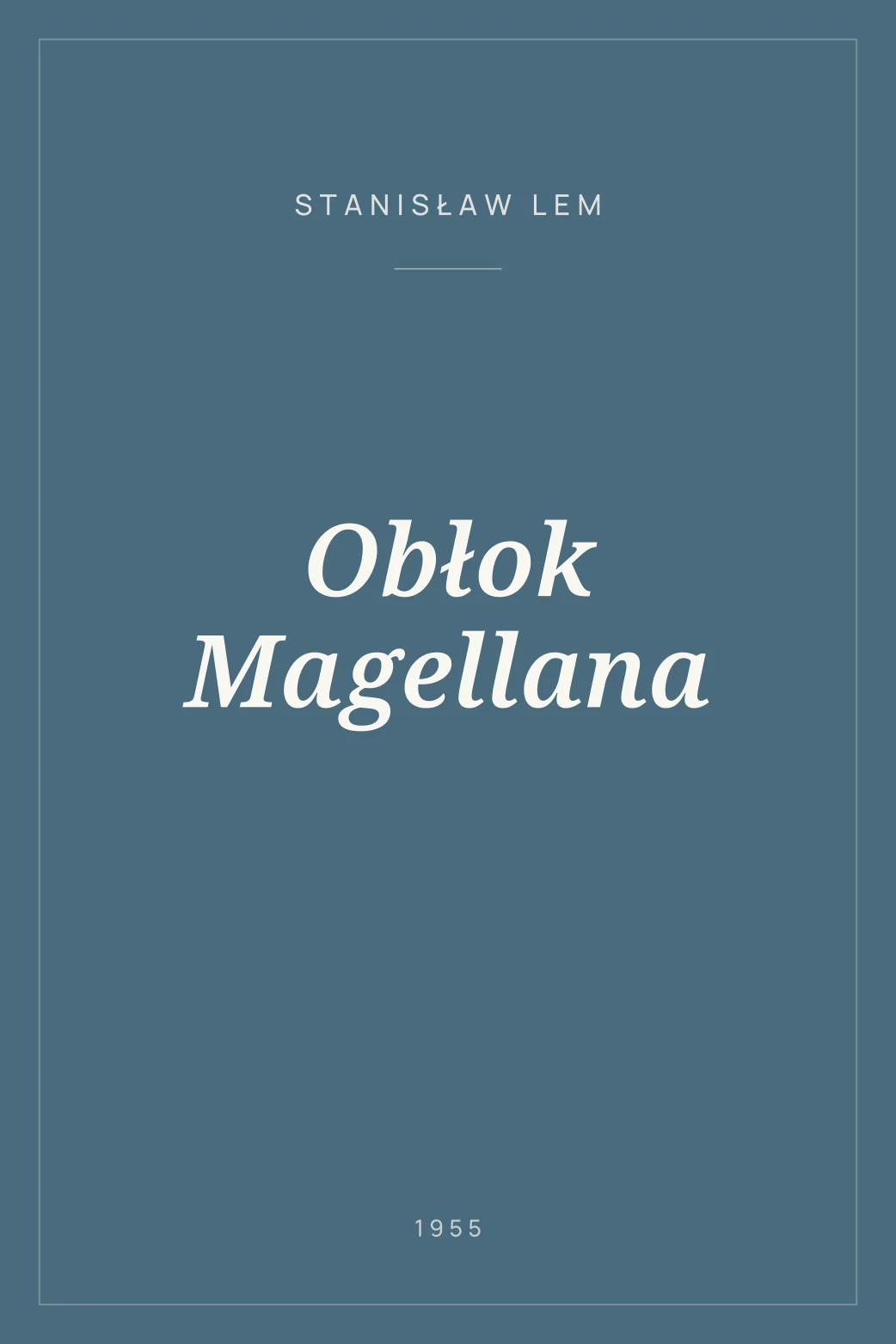 Portada de Obłok Magellana