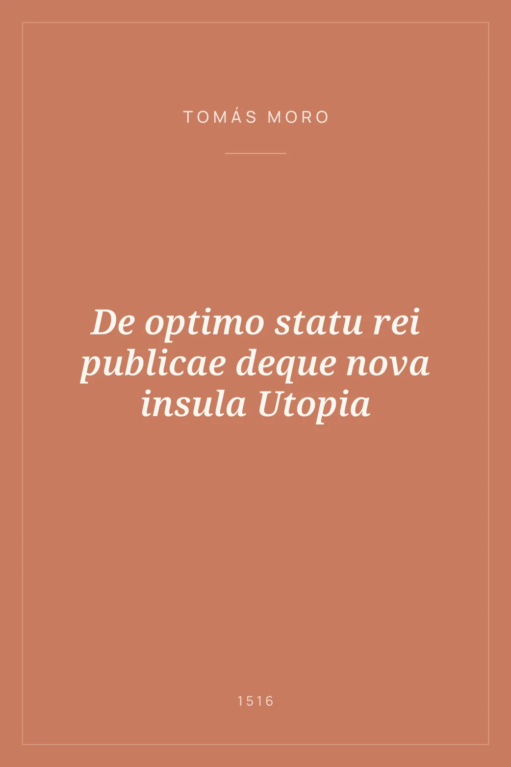 Portada de De optimo statu rei publicae deque nova insula Utopia