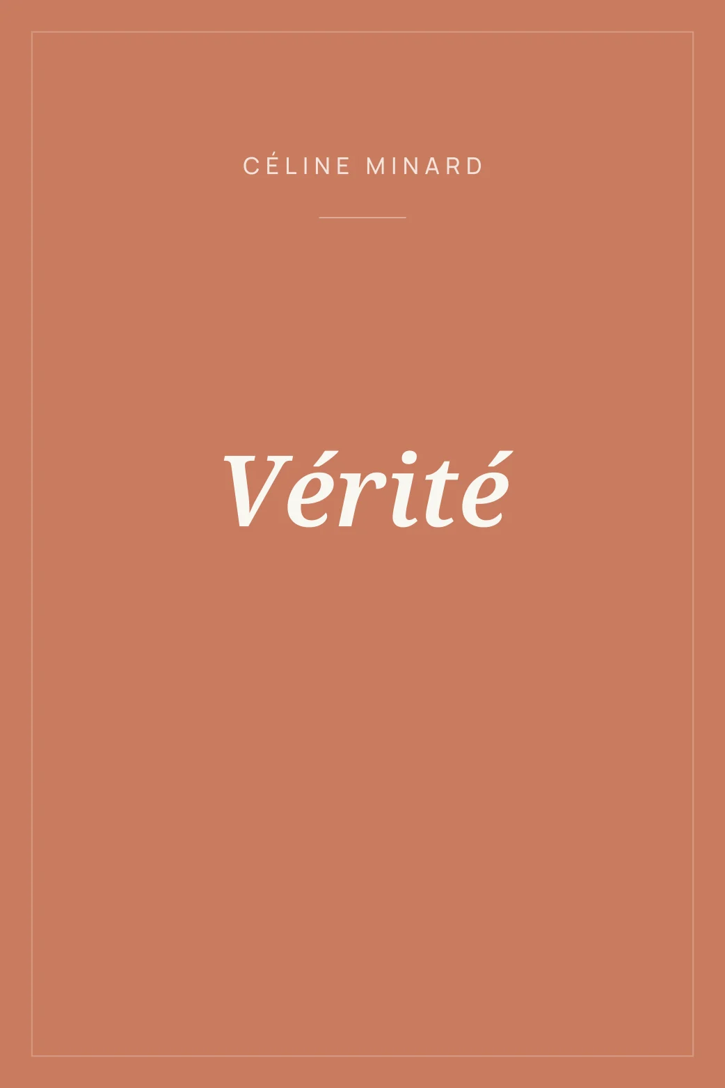 Portada de Vérité