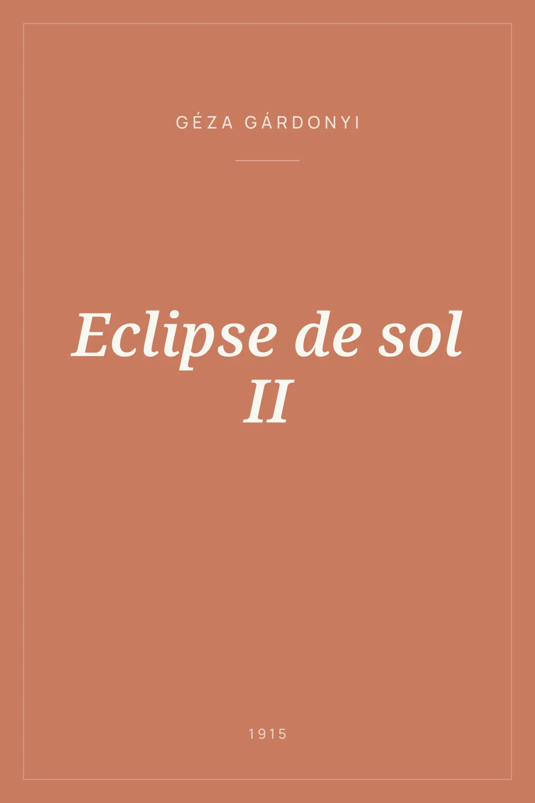 Portada de Eclipse de sol II