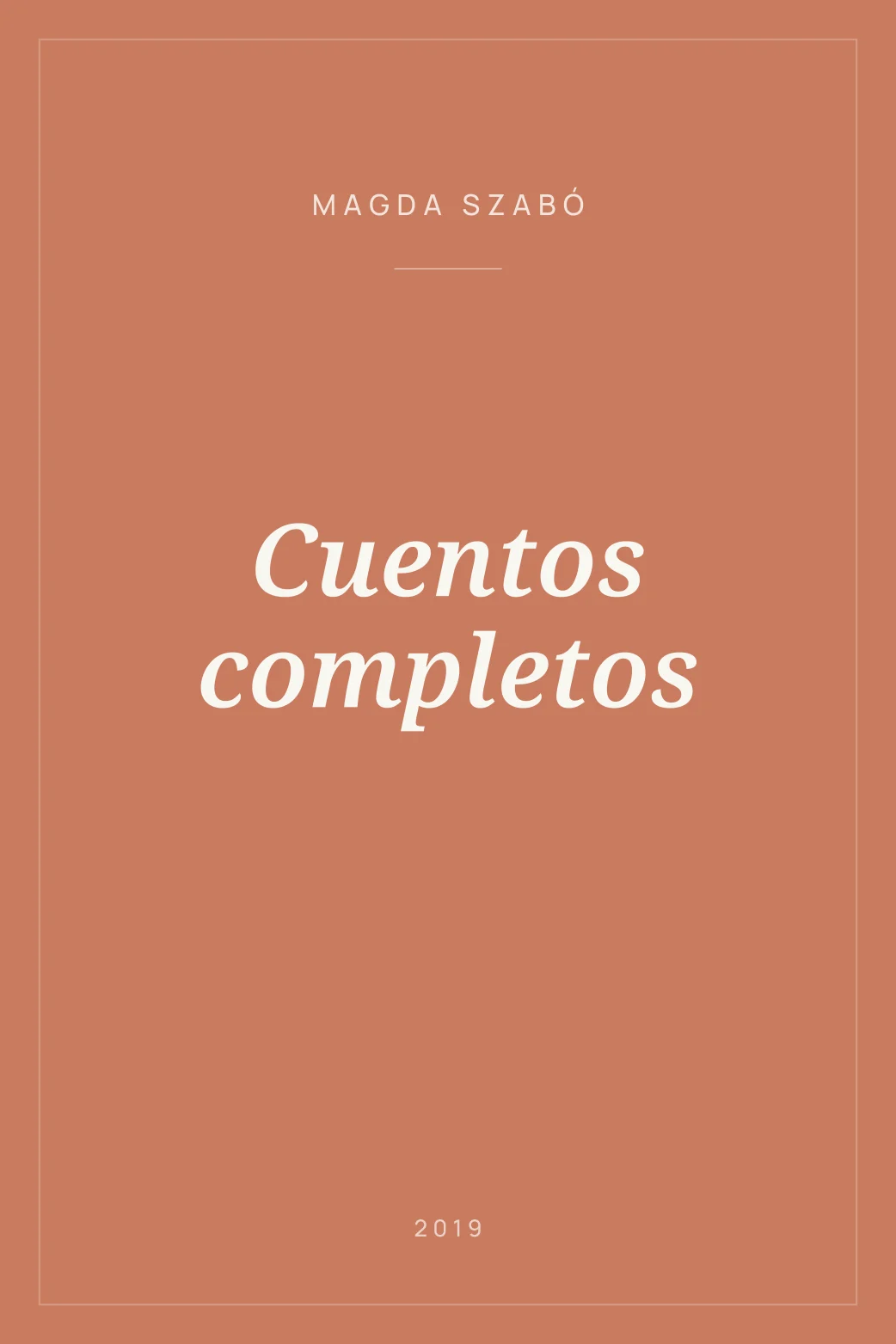 Portada de Cuentos completos