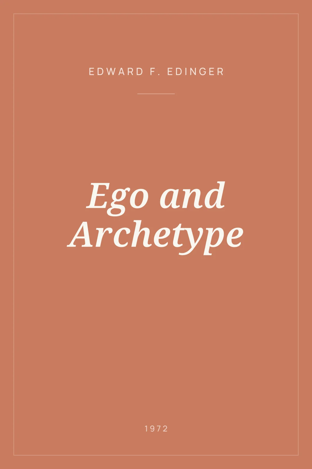 Portada de Ego and Archetype