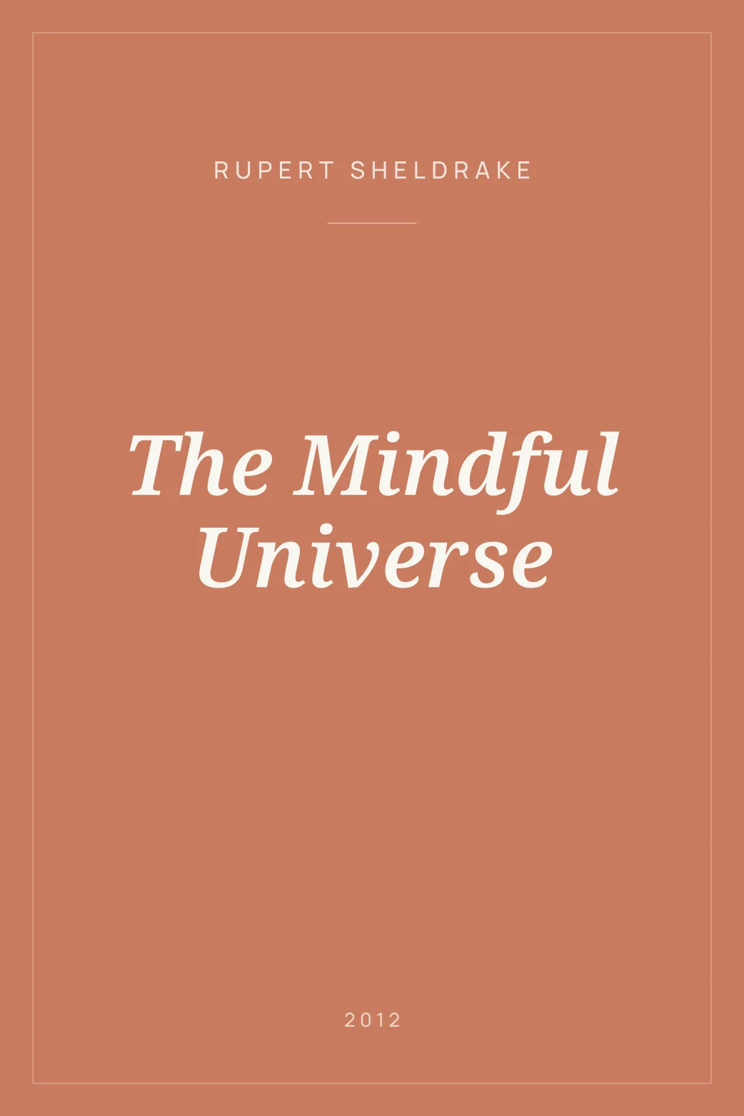Portada de The Mindful Universe