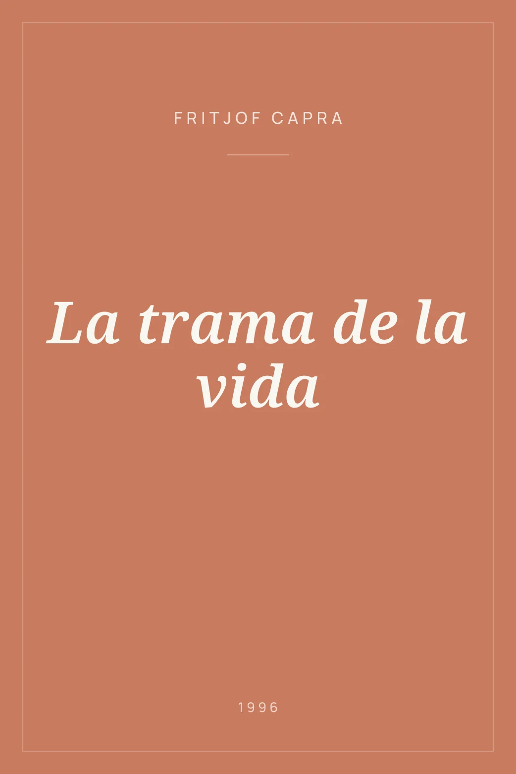 Portada de La trama de la vida