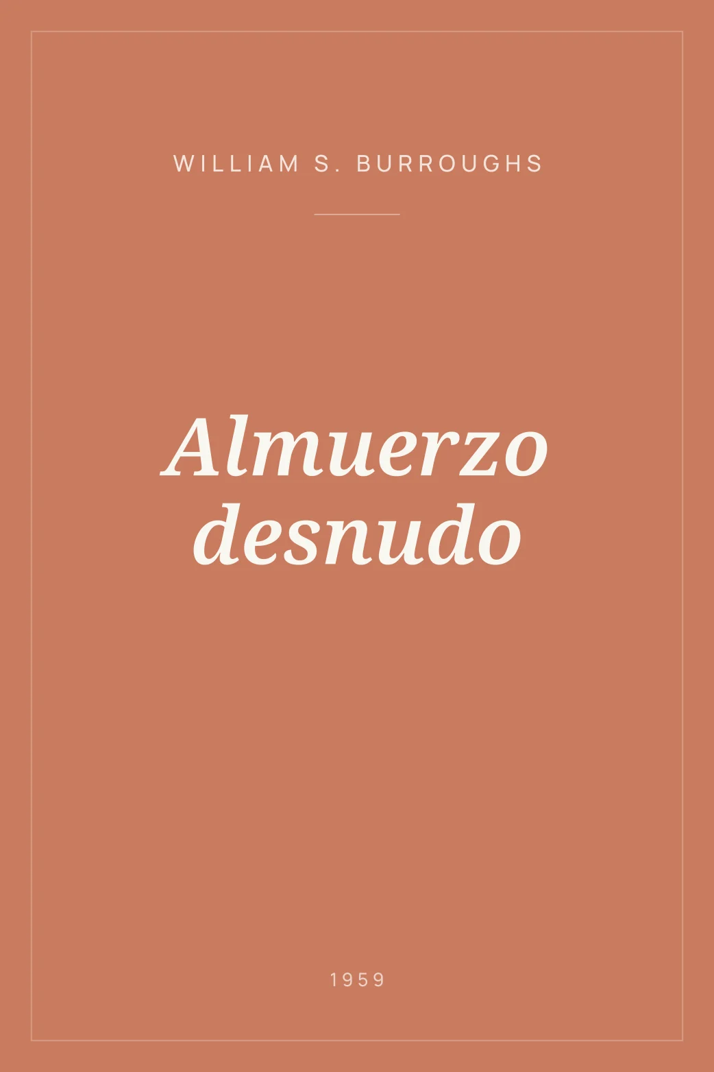 Portada de Almuerzo desnudo