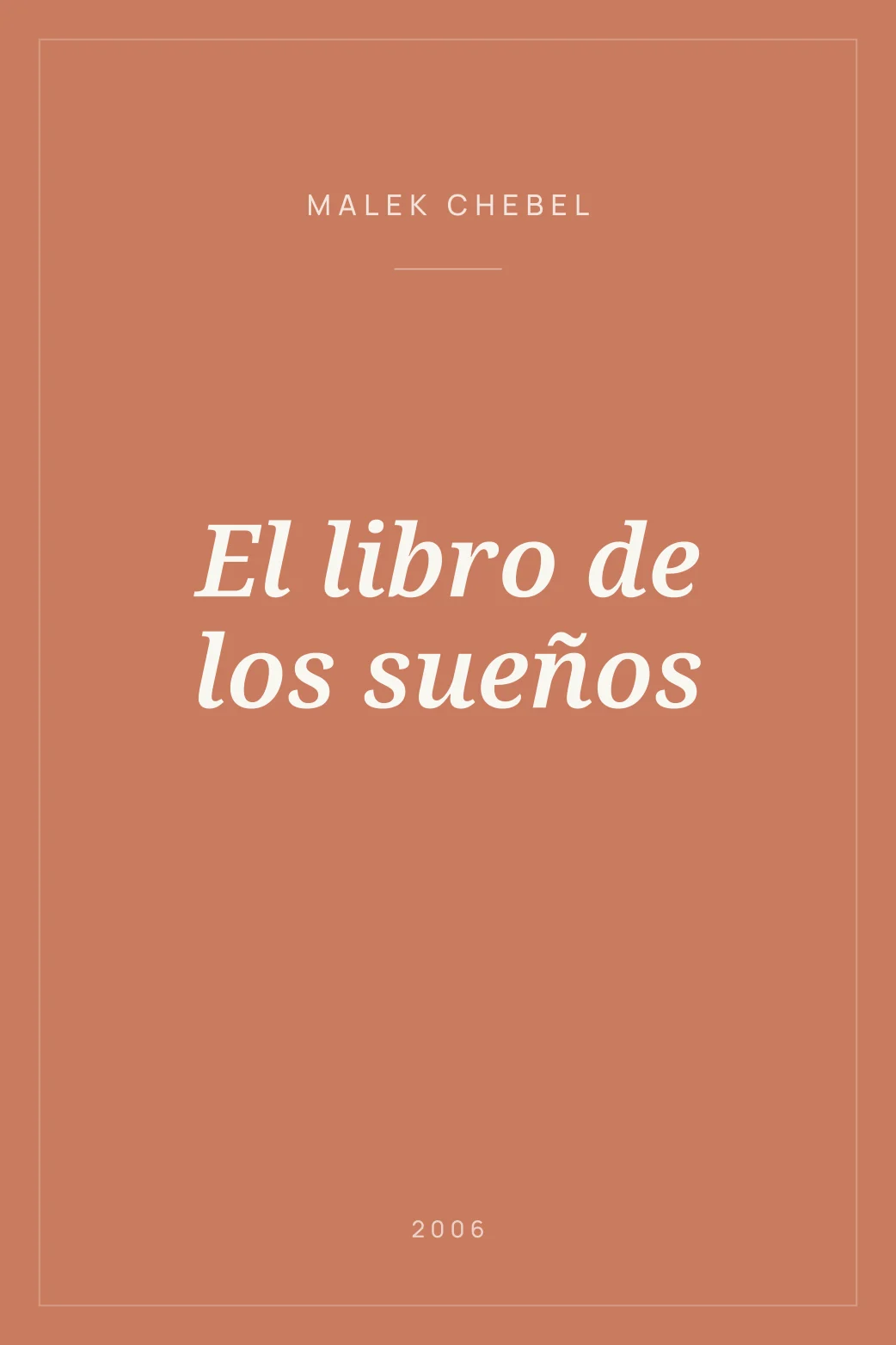 Portada de El libro de los sueños