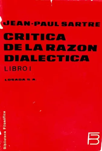 Portada de Crítica de la razón dialéctica