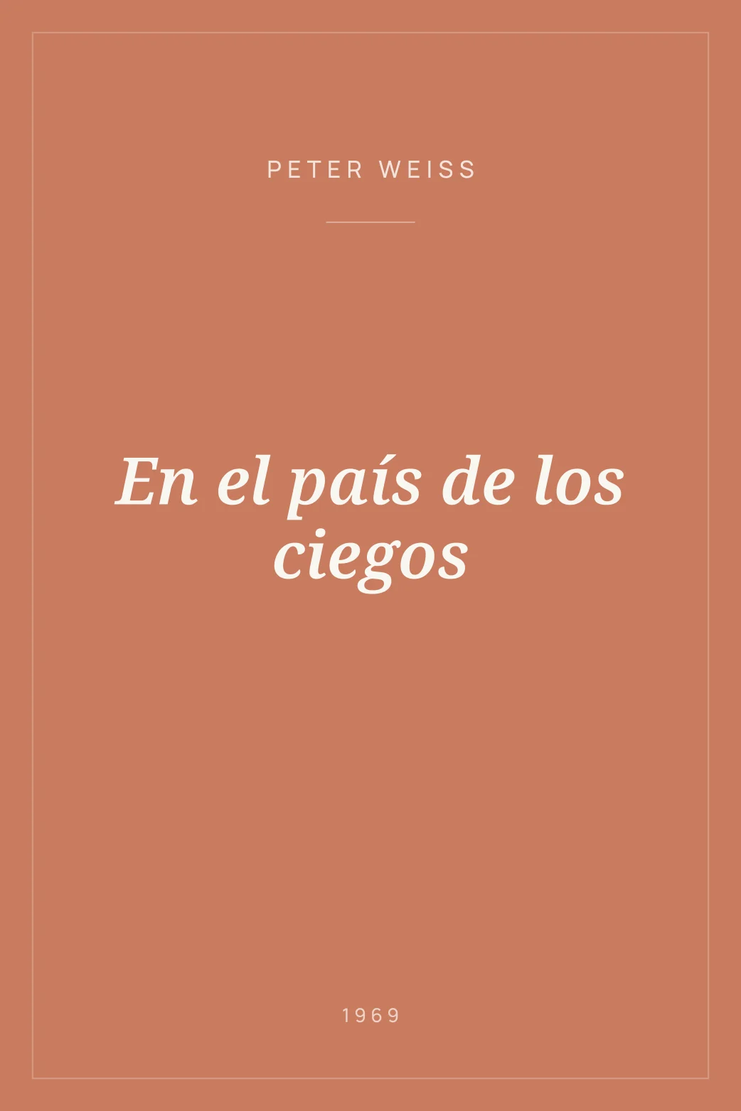 Portada de En el país de los ciegos