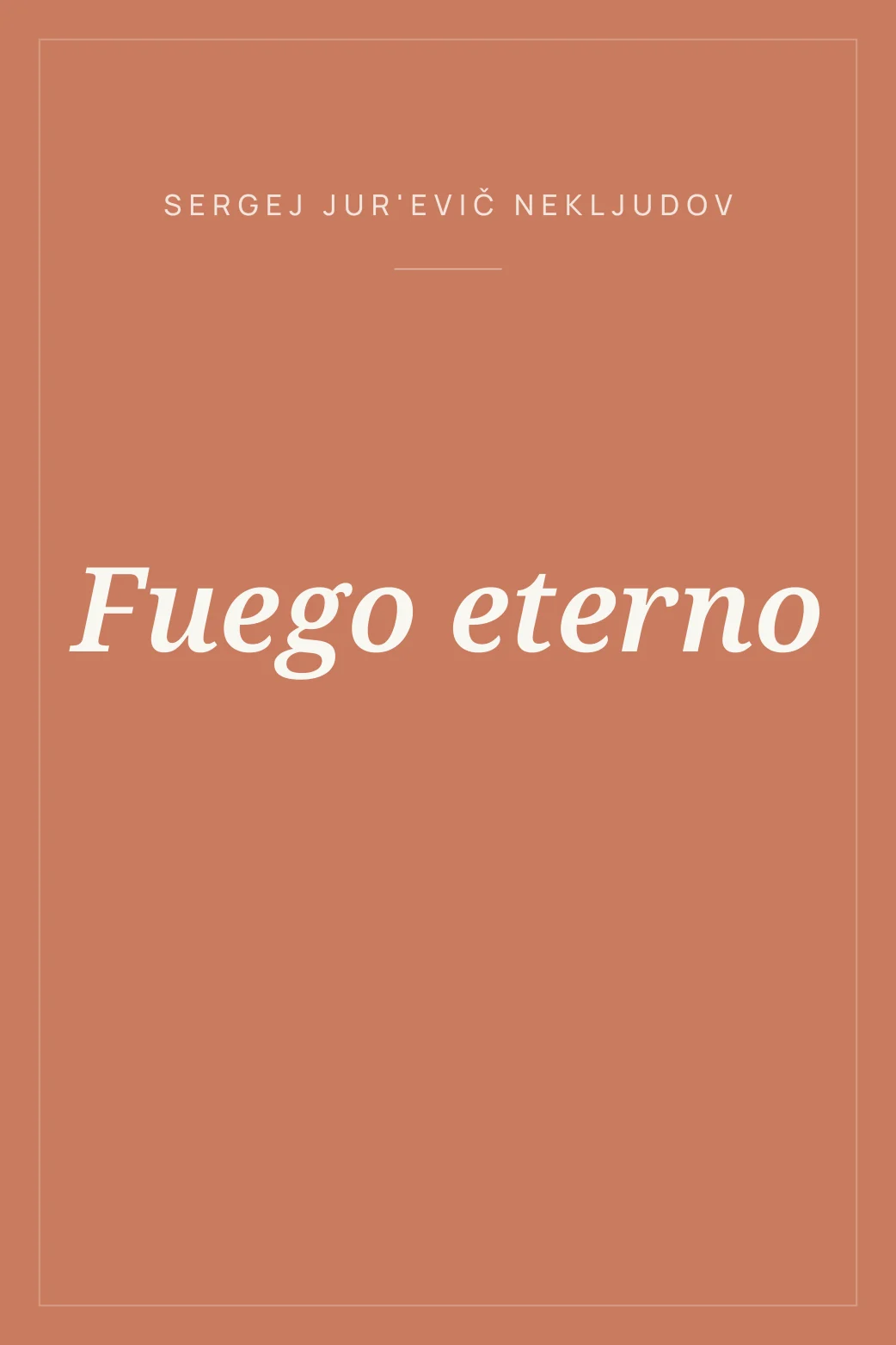 Portada de Fuego eterno