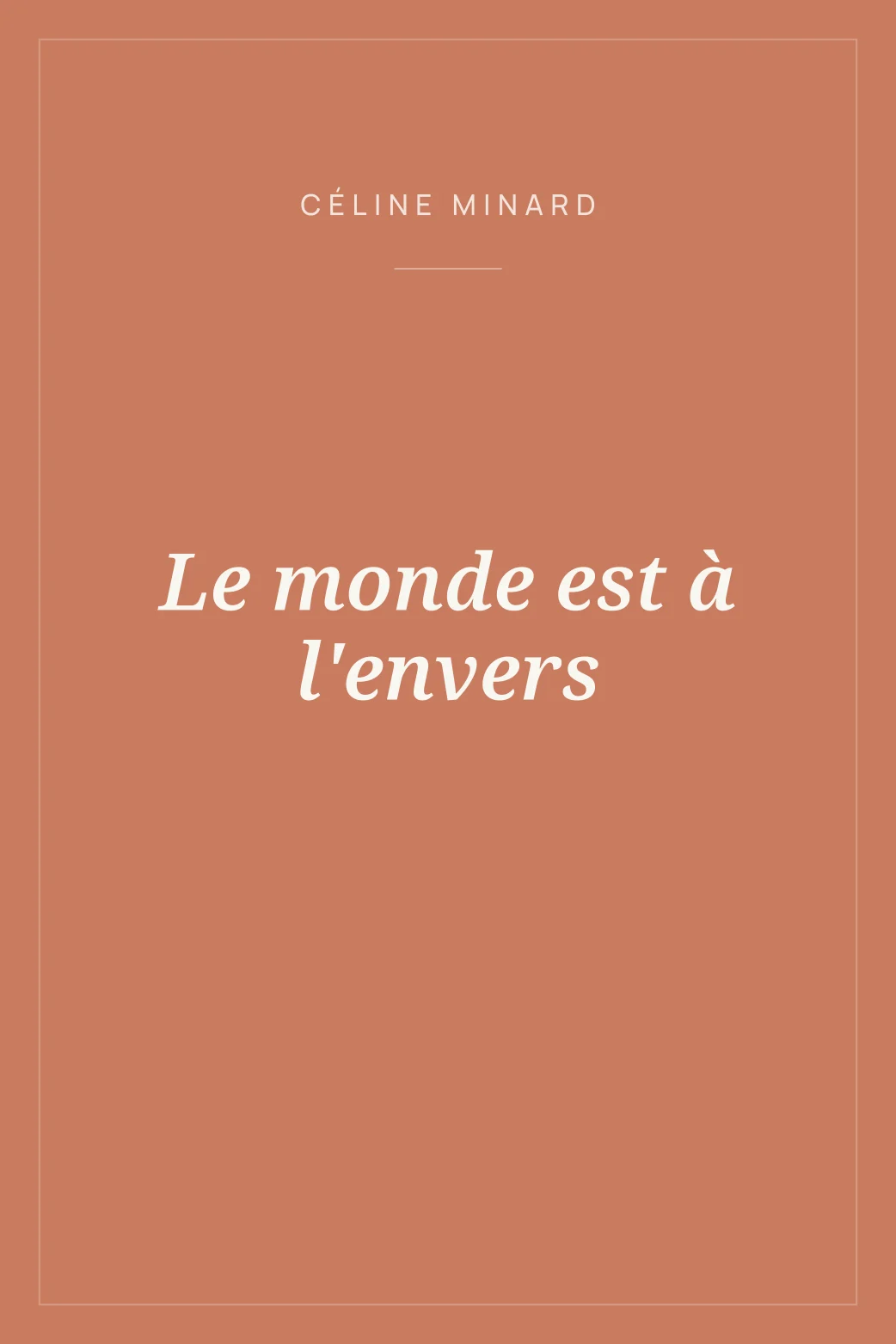 Portada de Le monde est à l'envers