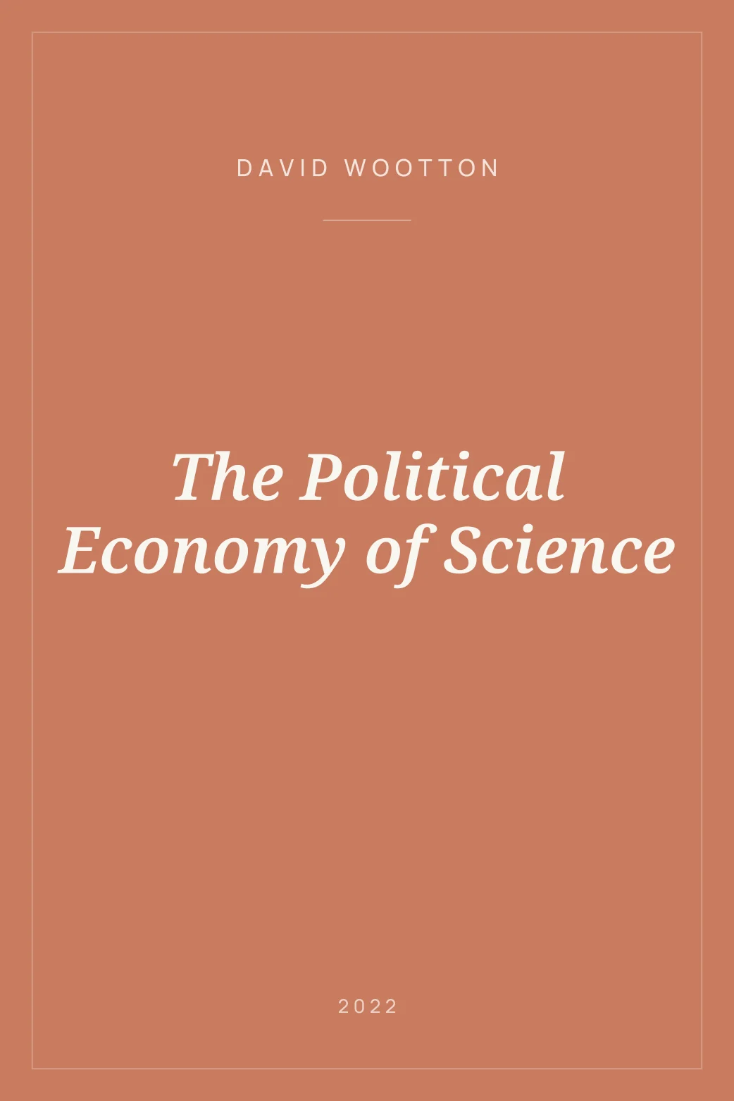 Portada de The Political Economy of Science