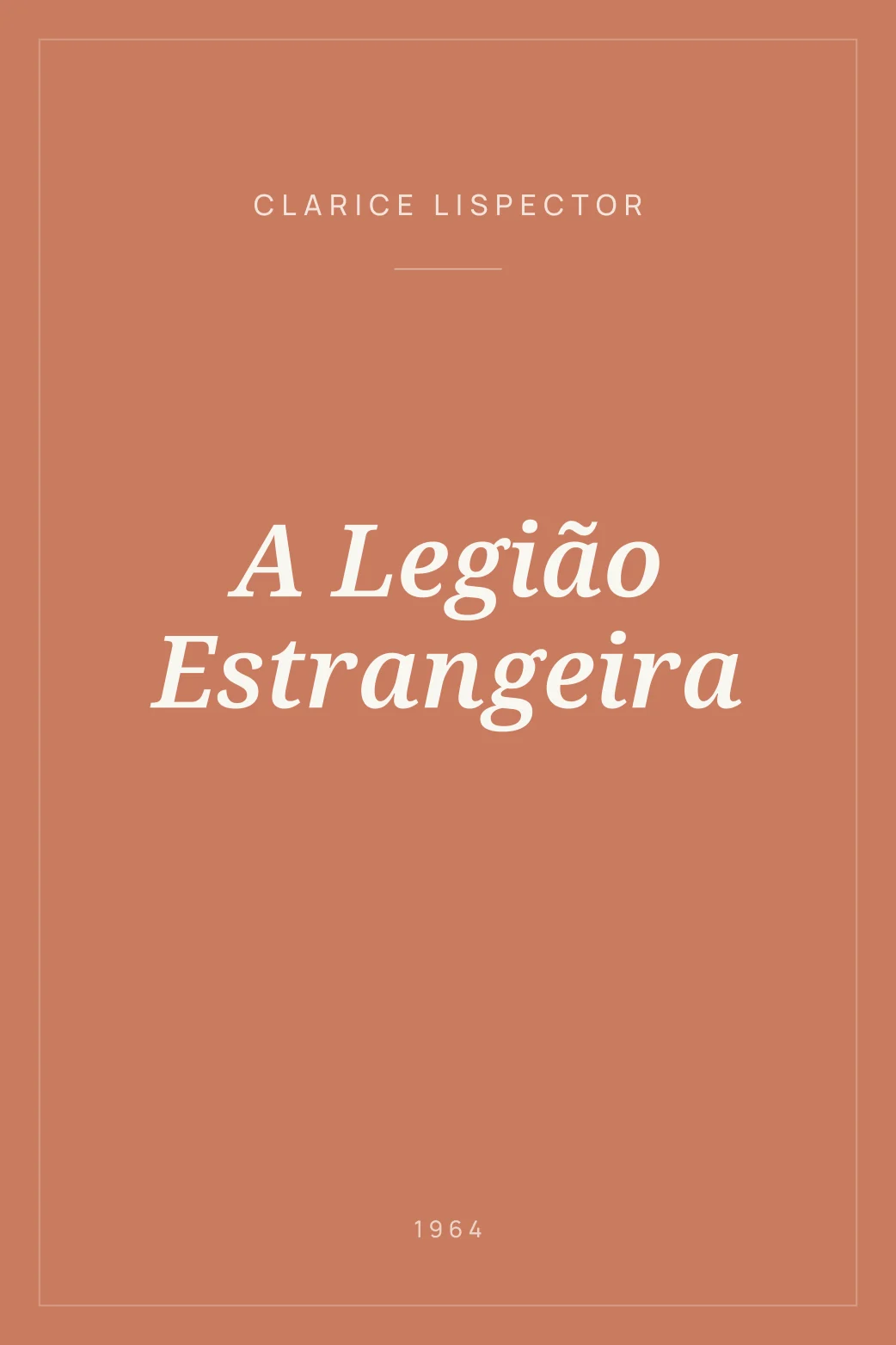 Portada de A Legião Estrangeira