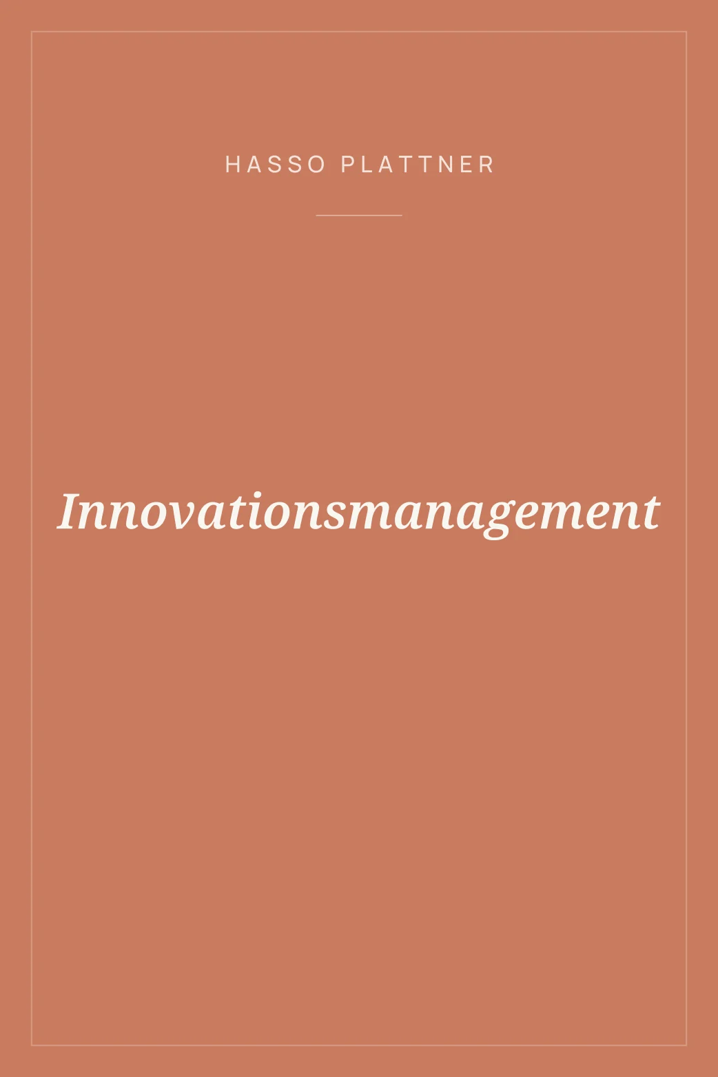 Portada de Innovationsmanagement