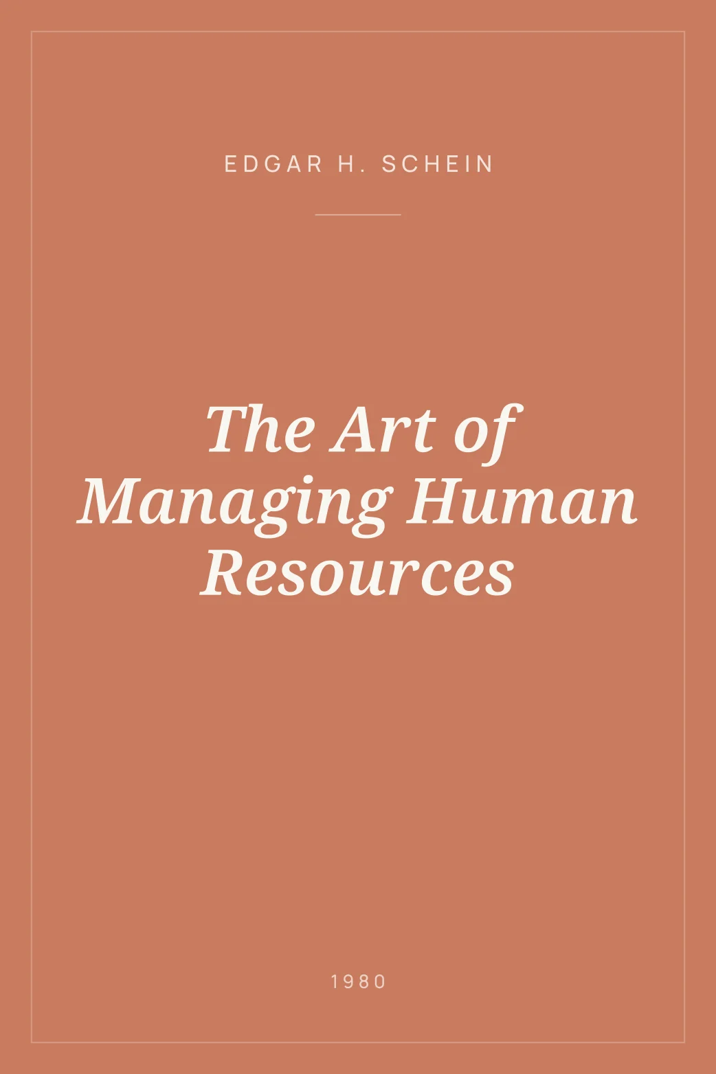 Portada de The Art of Managing Human Resources