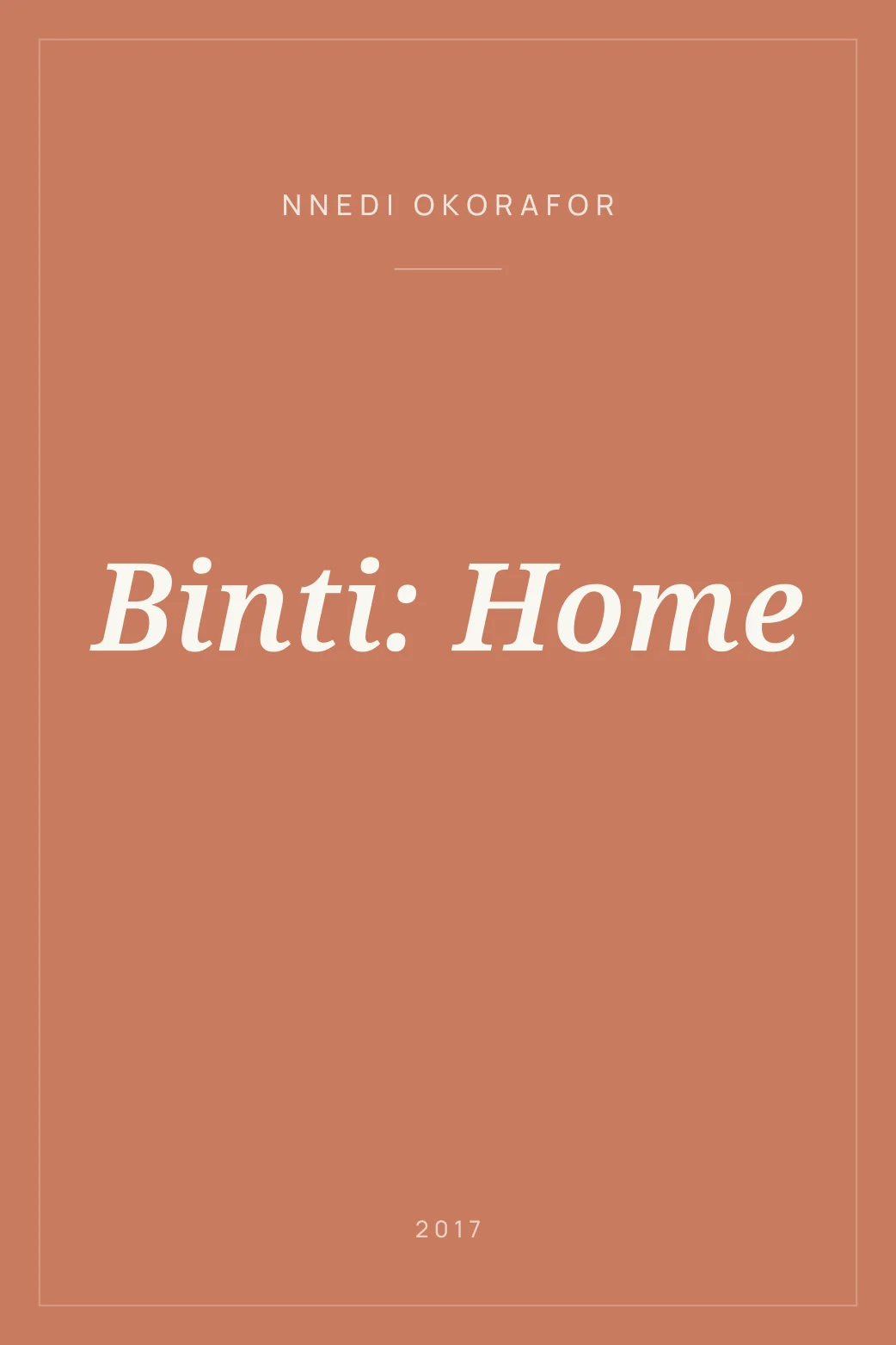 Portada de Binti: Home