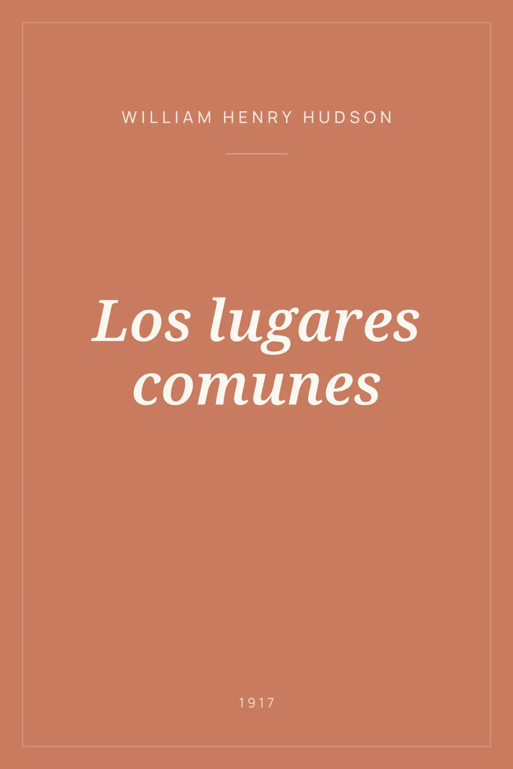 Portada de Los lugares comunes