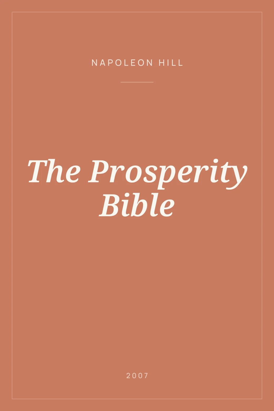 Portada de The Prosperity Bible