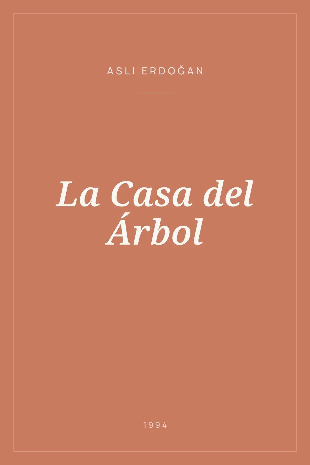 Portada de La Casa del Árbol