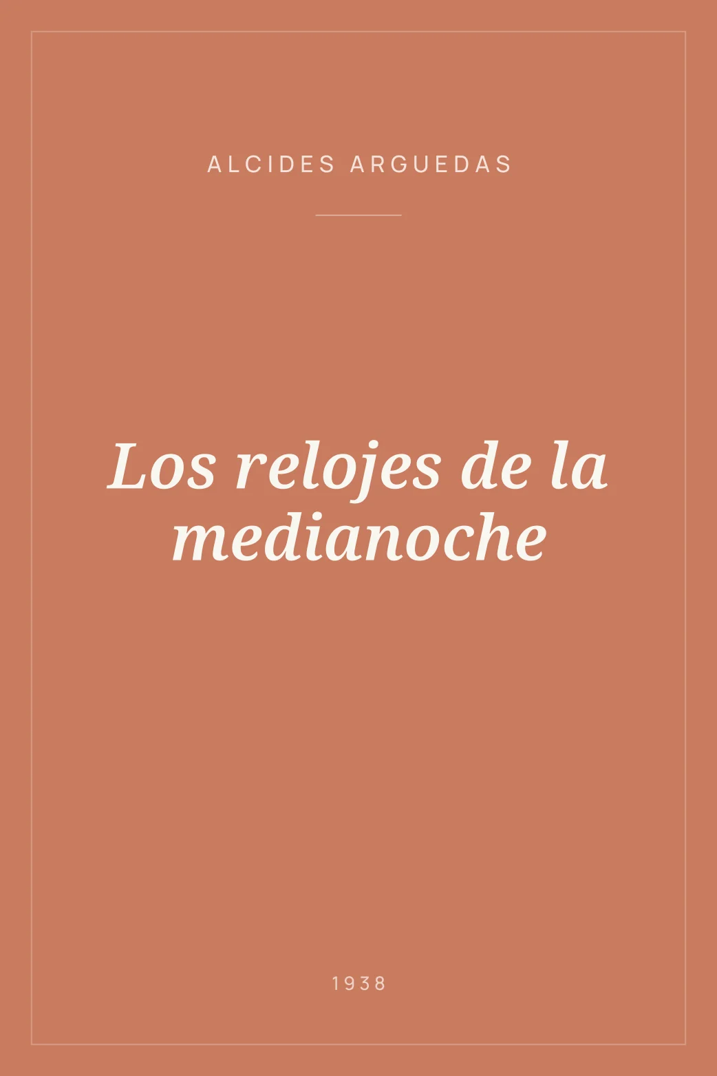 Portada de Los relojes de la medianoche