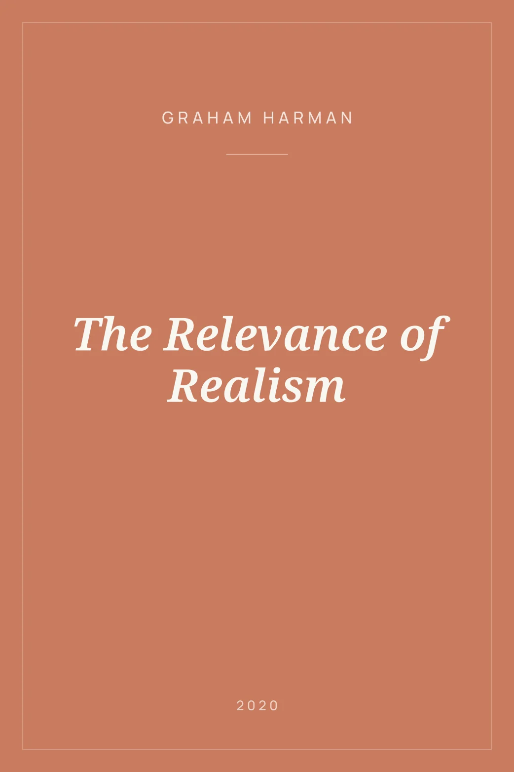 Portada de The Relevance of Realism