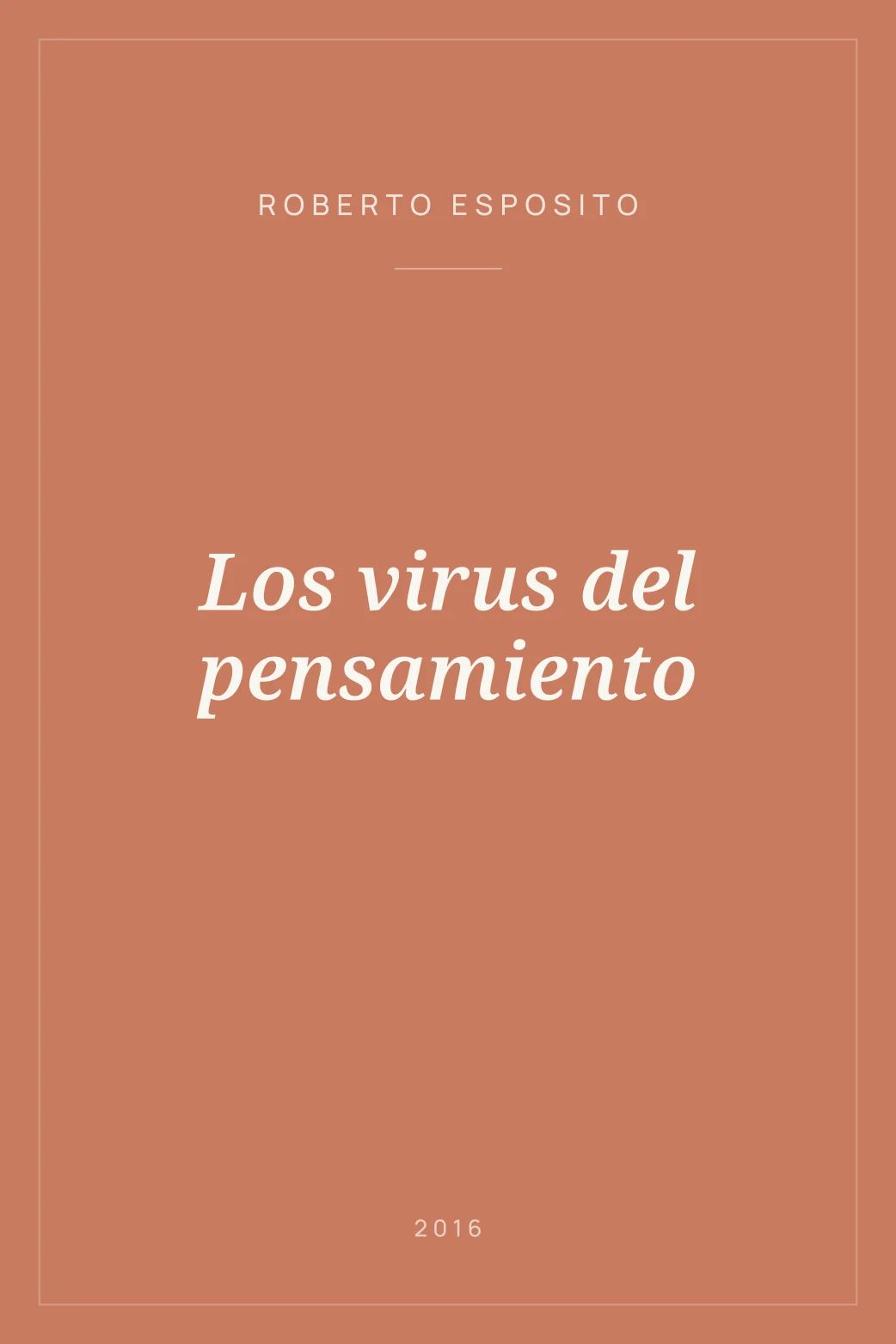 Portada de Los virus del pensamiento