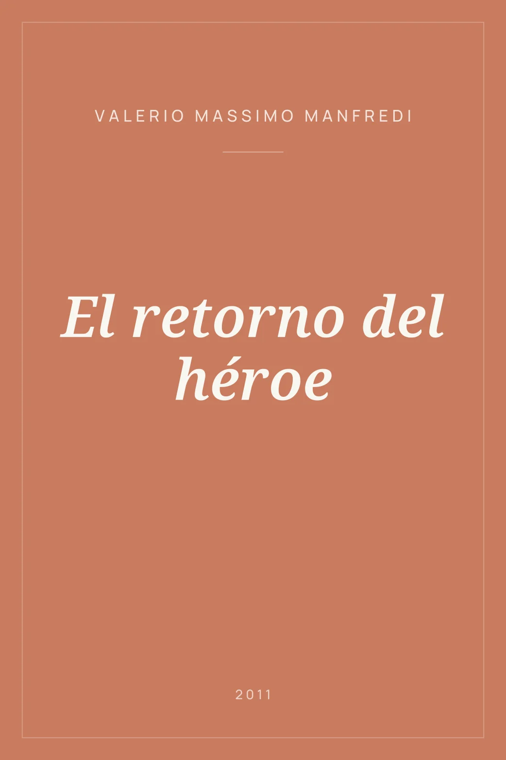 Portada de El retorno del héroe