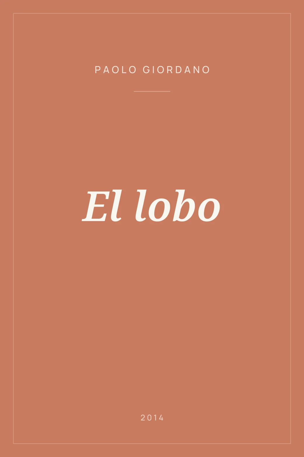 Portada de El lobo