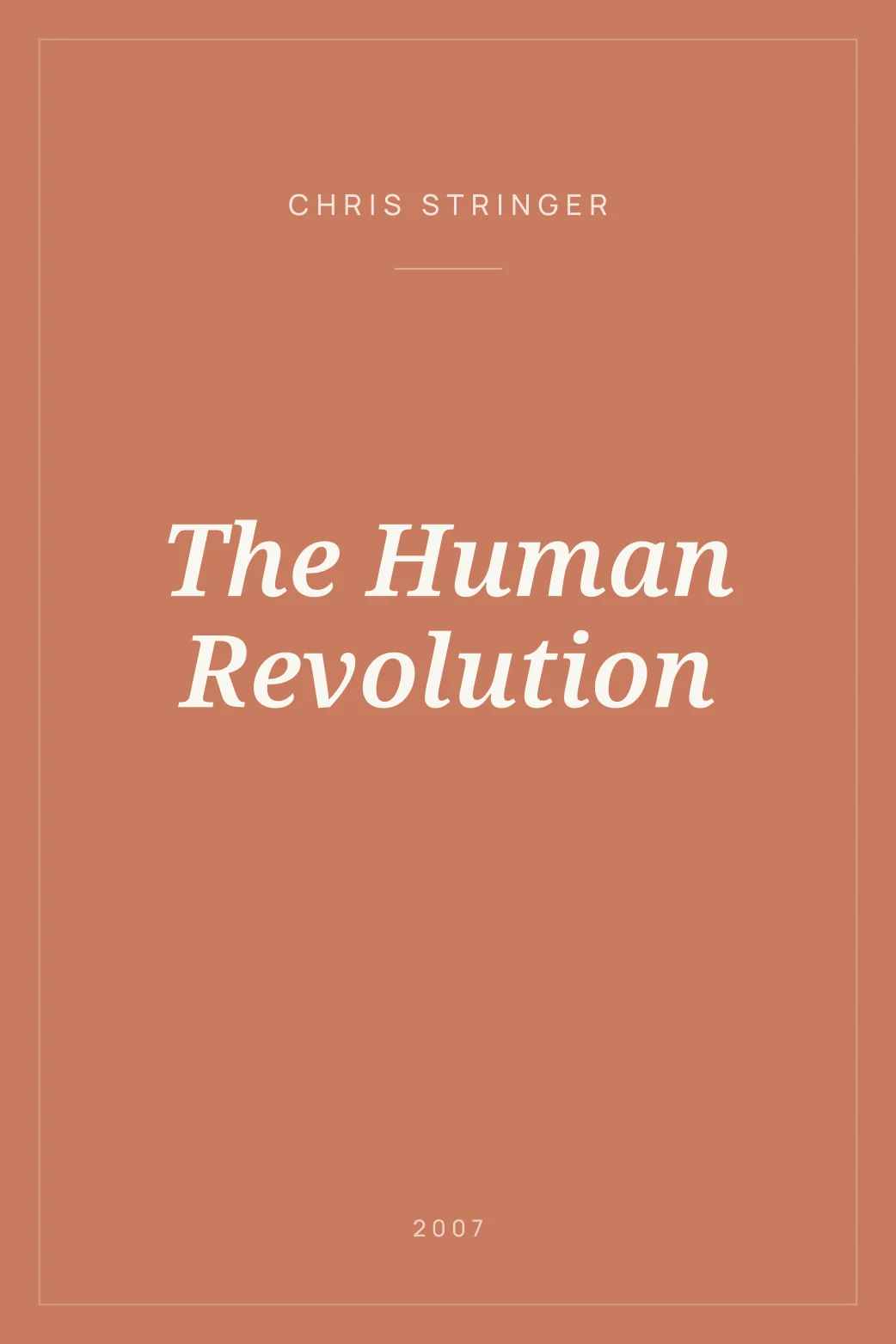 Portada de The Human Revolution