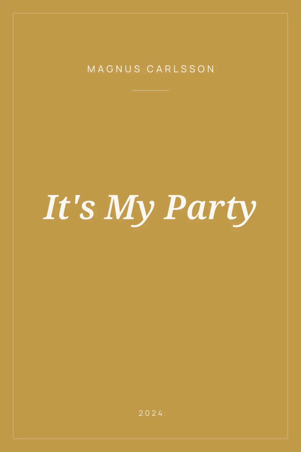 Portada de It's My Party