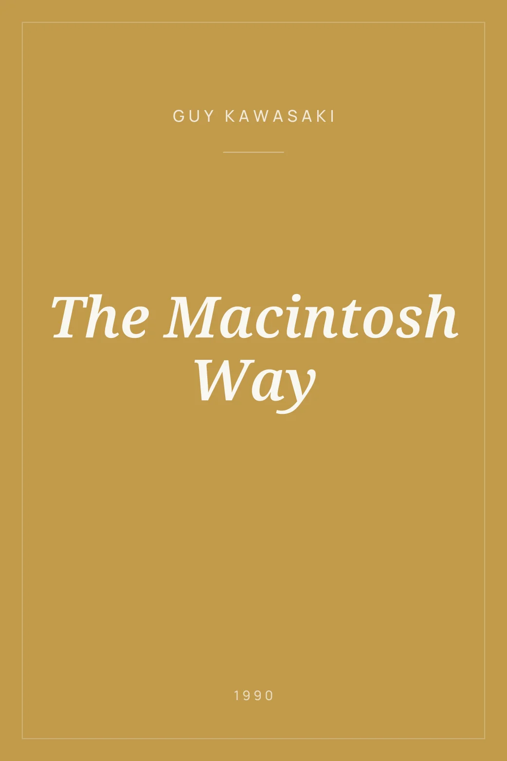 Portada de The Macintosh Way