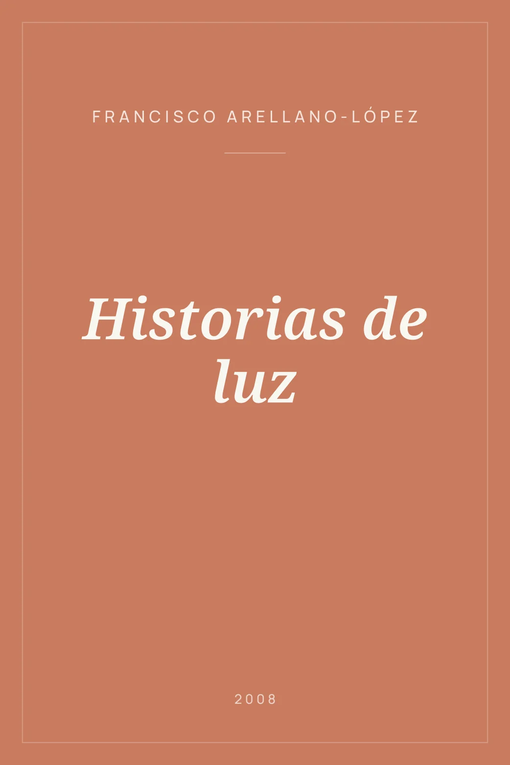 Portada de Historias de luz
