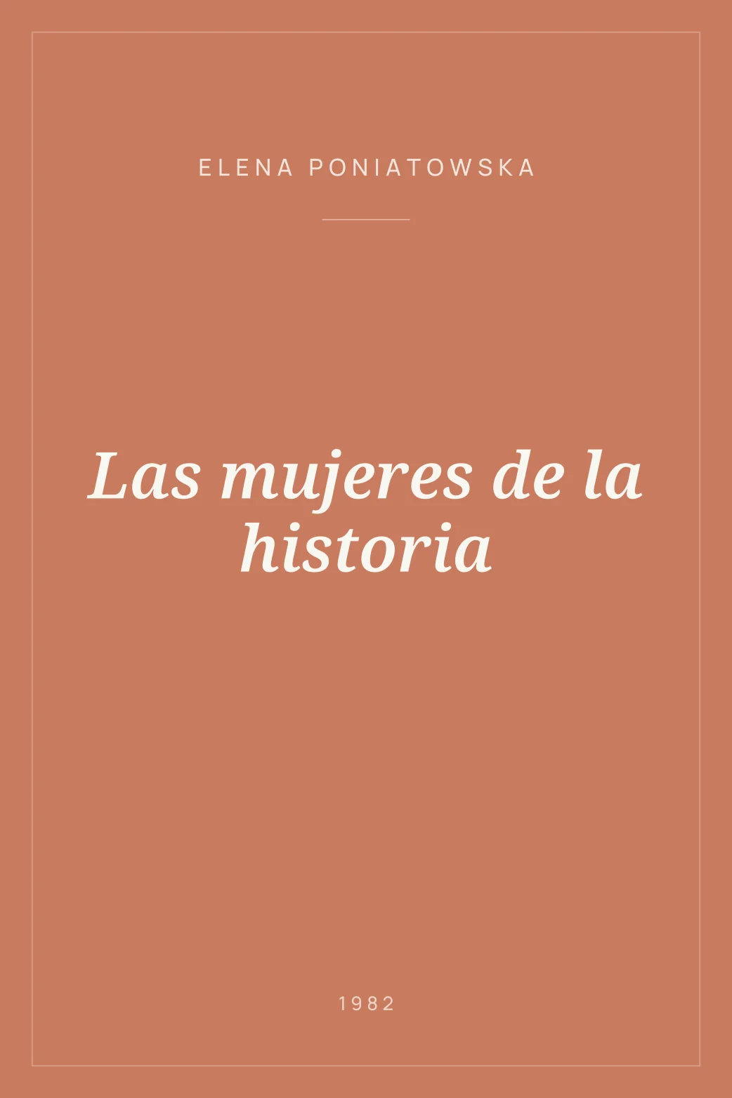Portada de Las mujeres de la historia