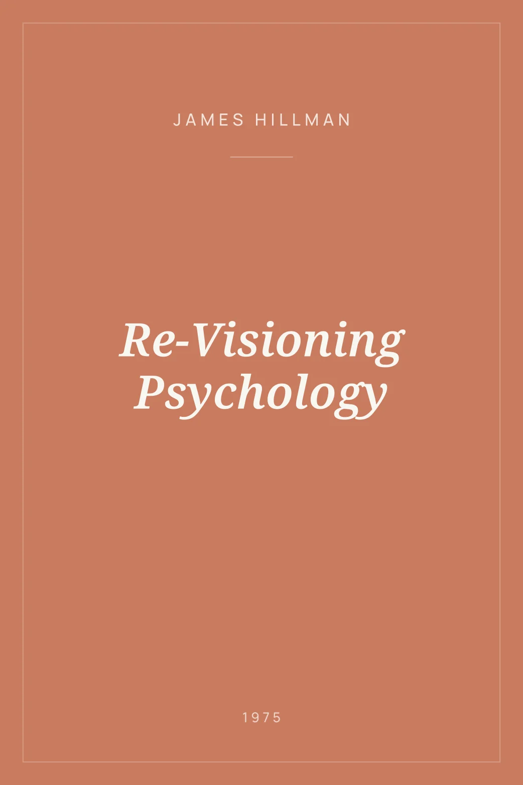 Portada de Re-Visioning Psychology