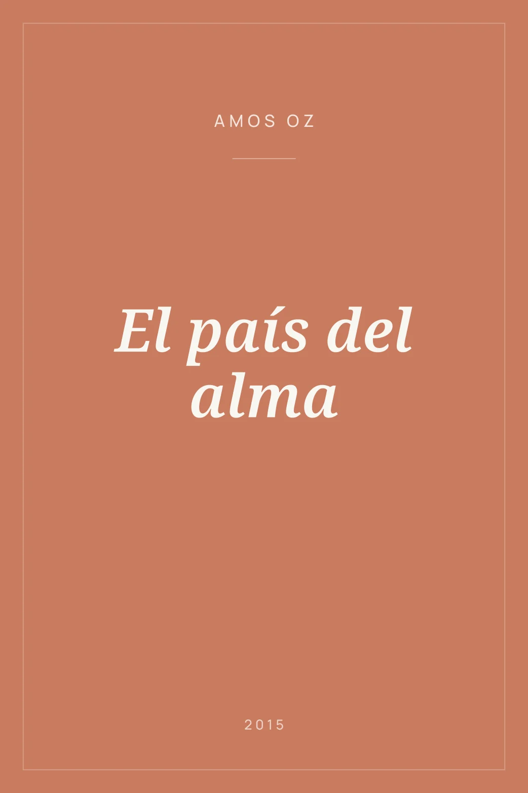 Portada de El país del alma