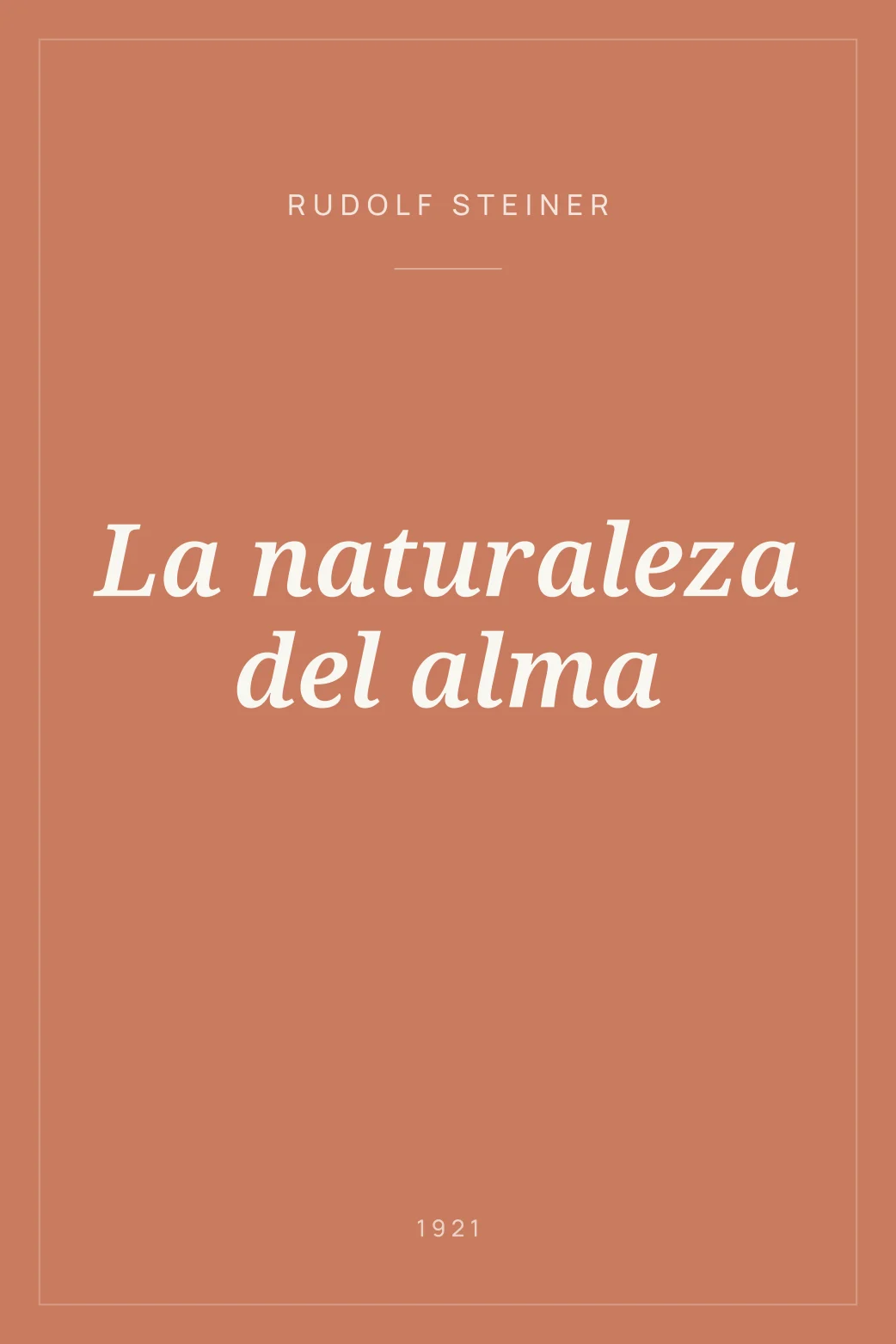 Portada de La naturaleza del alma