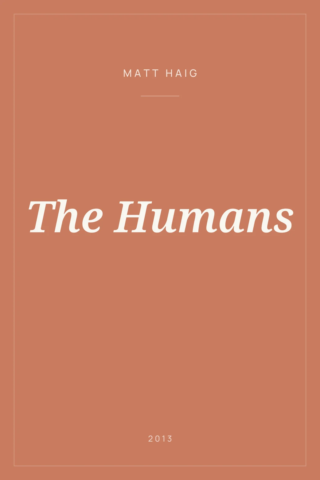 Portada de The Humans