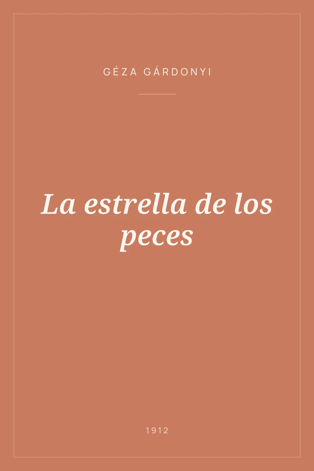Portada de La estrella de los peces
